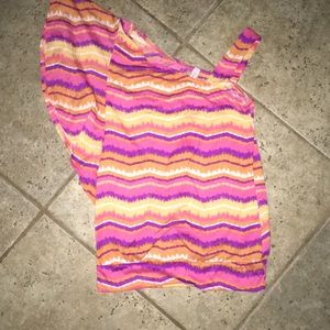 Mi Manchi Girls Watercolor Print Top